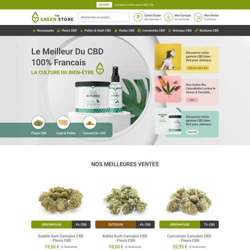 Modern CBD Website