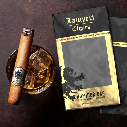Humidor bag and label cigar
