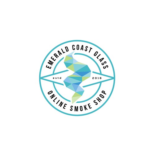 Logo for an online smoke shop