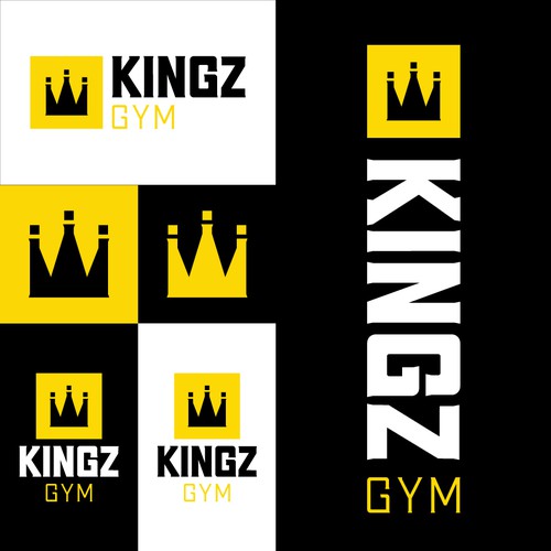kingz gym logo concept
