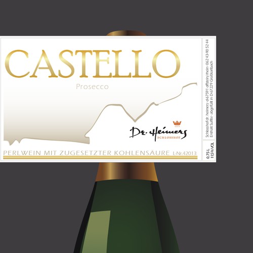 New Label For Sparkling Wine
