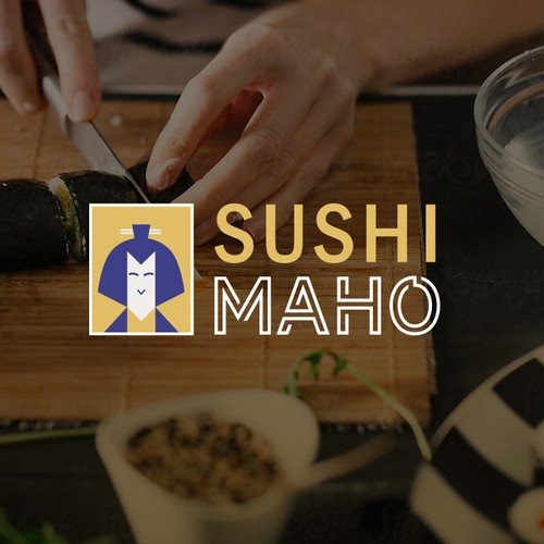 Logo Design Sushi Kit for homemade sushi