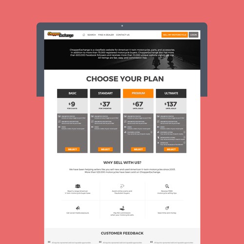 Pricing Table