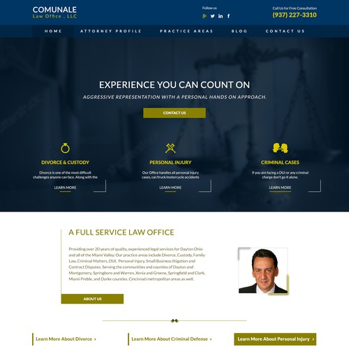 Comunale - Landing Page