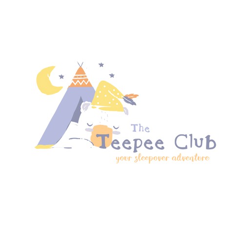 The Teepee Club Logo Design