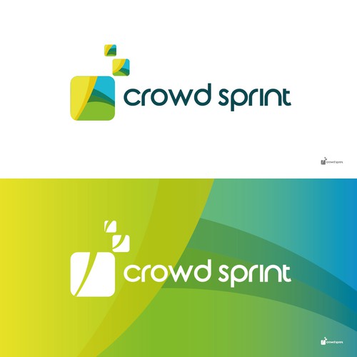 logo consept for crowd sprint