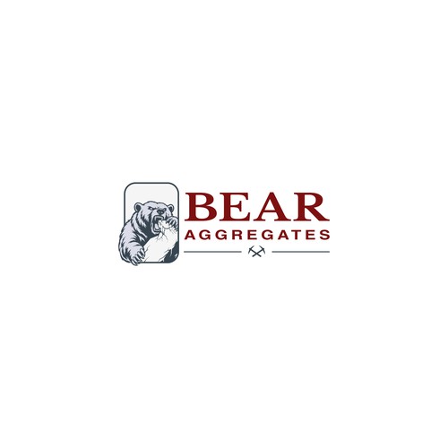 BEAR AGGREGATES Logo design