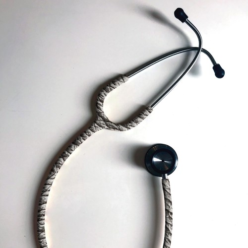 Elephant skin pattern stethoscope