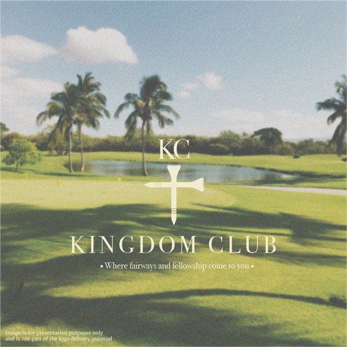 Logo concept for luxury mobile golf simulator