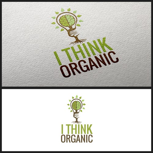 Create a logo for IThinkOrganic that our users would be proud to display.