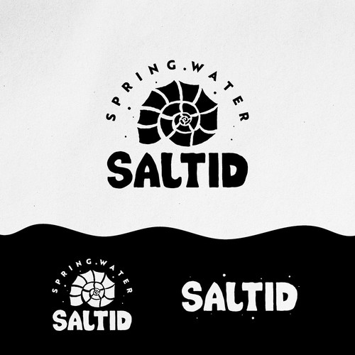 Saltid - Canned water Logo Concept