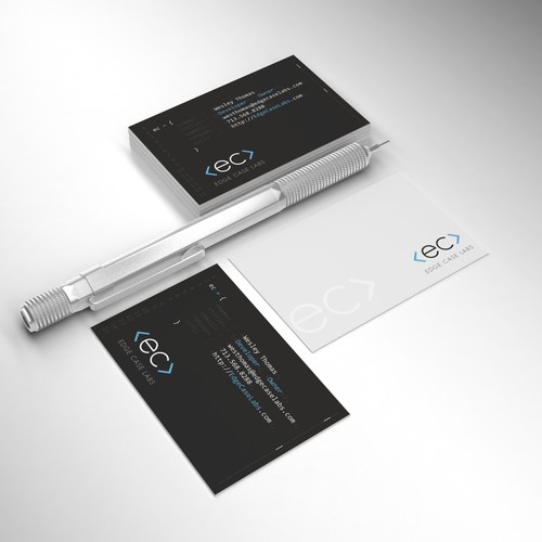 Unique Business Card for Software Deveveloper Shop