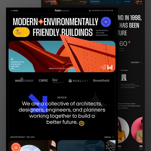 RobinBuenos Architecture Website
