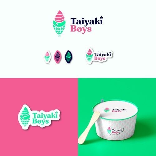 Taiyaki boys Logo Design