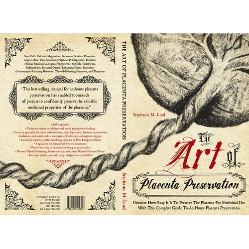 Book Cover Design Compare to Vintage 19th Century Britist Obstetric Artistic Perscriptions