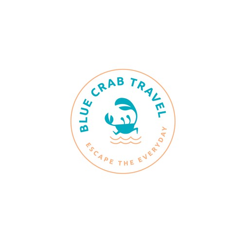Logo concept for a travel agency