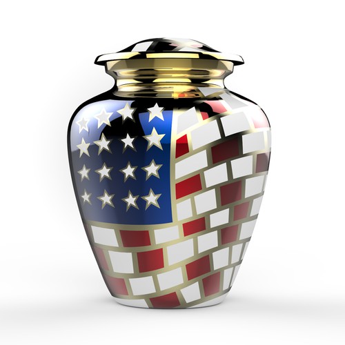 American memorial urn design