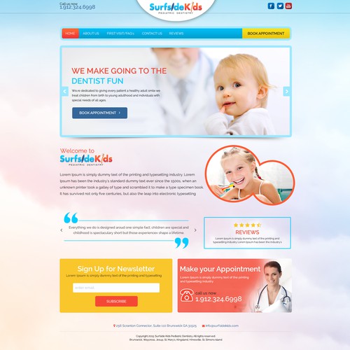 Surfside Kids - Web Design