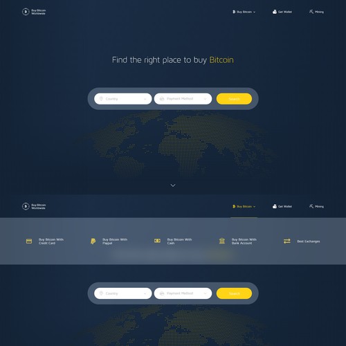 Hero Section Design For Buy Bitcoin Online