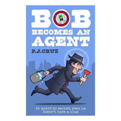 Spy parody book cover