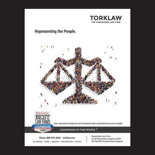 Torklaw ad design