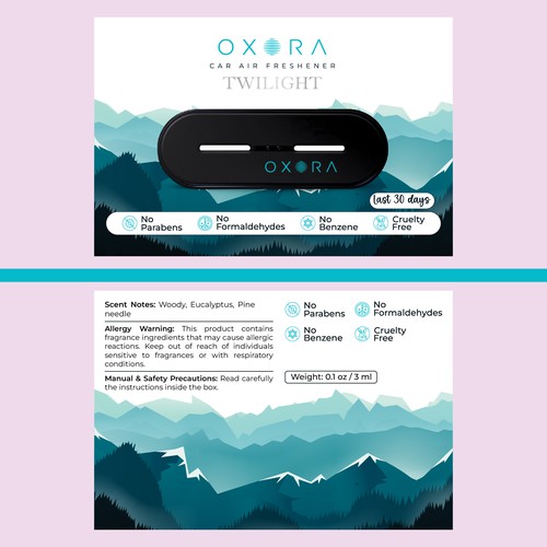 Car Air Freshener Packaging Design