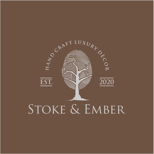 Creative logo for Stoke & Ember