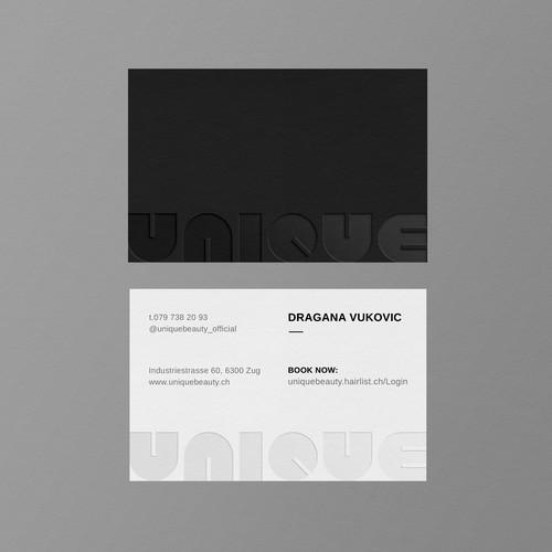 winner business card design