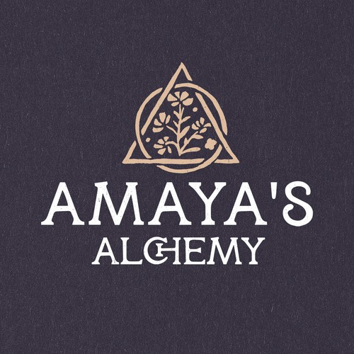Alchemy wicca occult witchy Logo concept