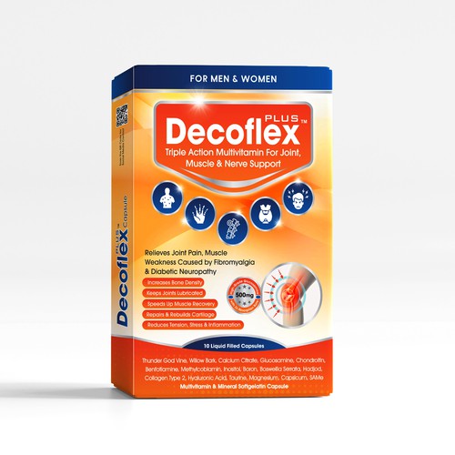 Decoflex Plus – Triple Action Multivitamin Capsule Packaging