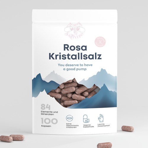Saltyveins – Rosa Kristallsalz Capsules