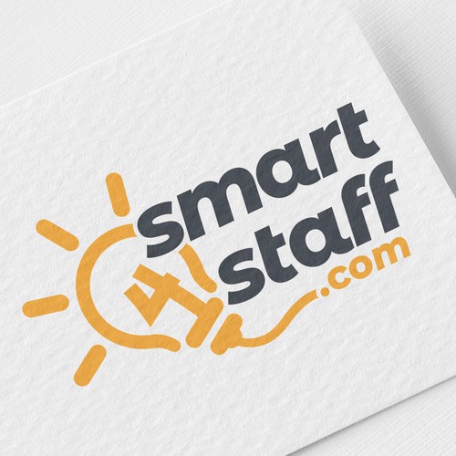 Logo design for smart staff management software.