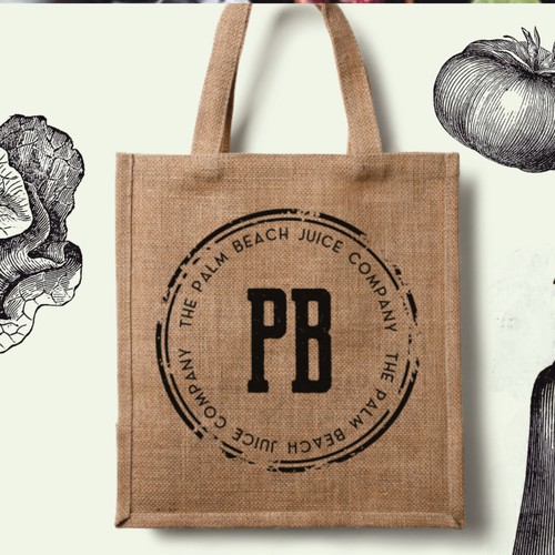Create a classic logo for fresh pressed juice company in Palm Beach 