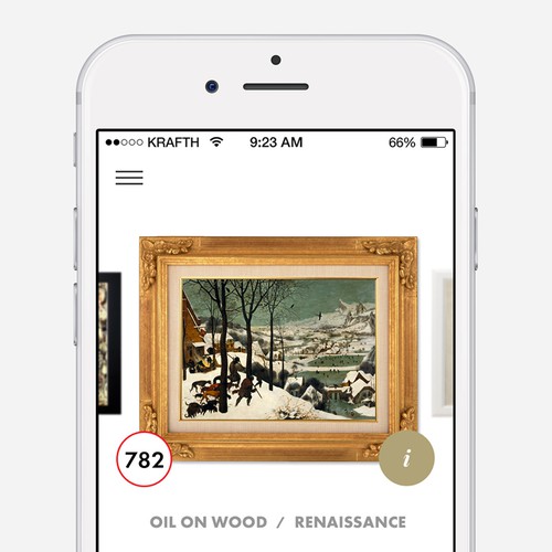 Art Gallery - iOS UI