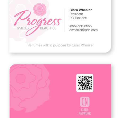 Progress Smells Beautiful needs a new logo and business card