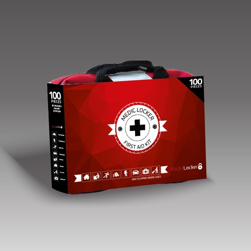 Bold Packaging for First Aid Kit