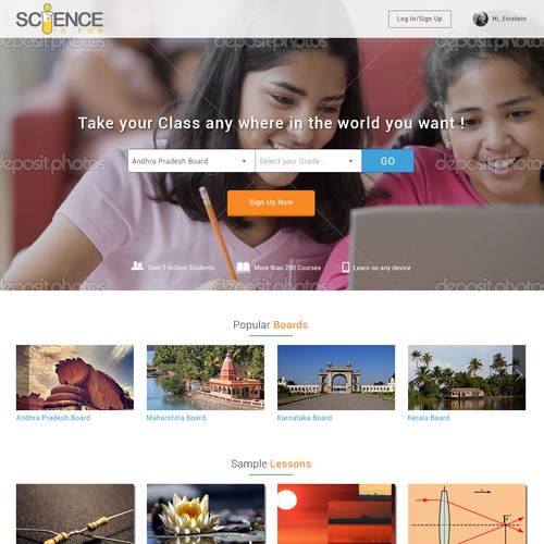 Science Education Web and App