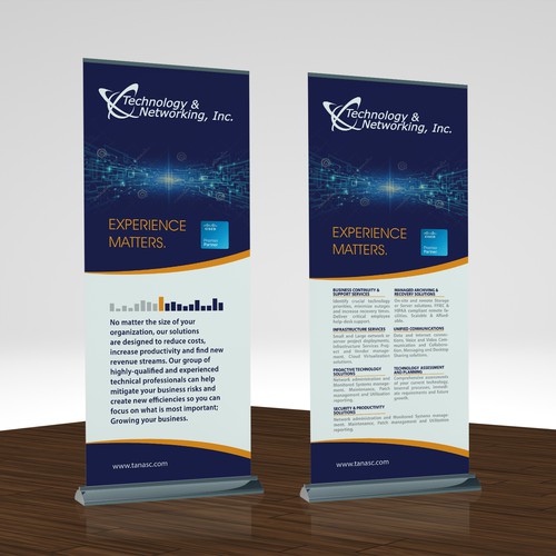 Technology & Networking Pop Up Banner