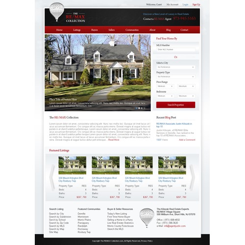 Real Estate Website Design