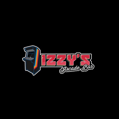 Logo for a retro arcade bar