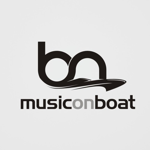 Music On Boat - Logo Design