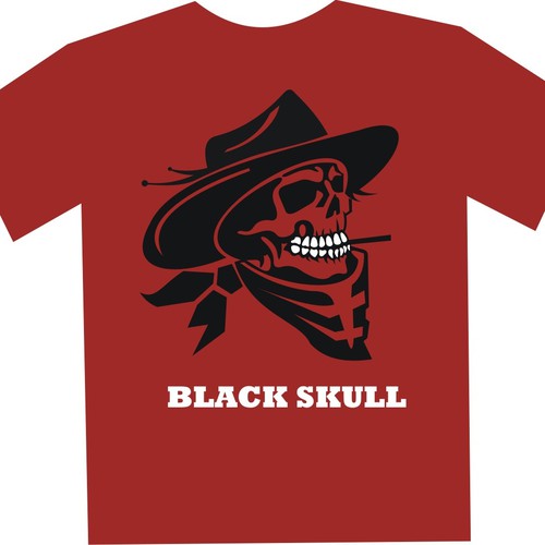 Black skull