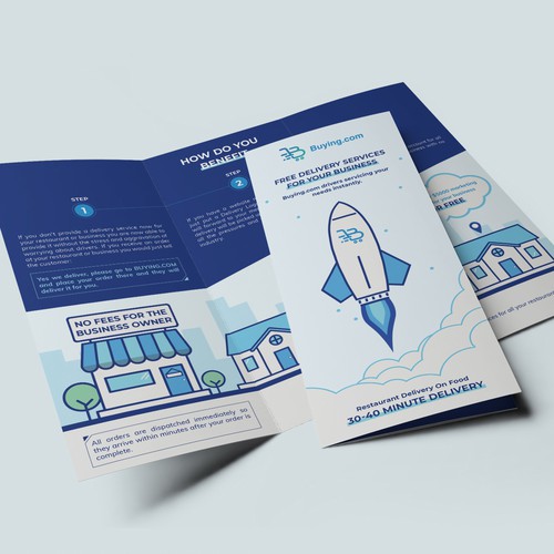 Delivery services company brochure