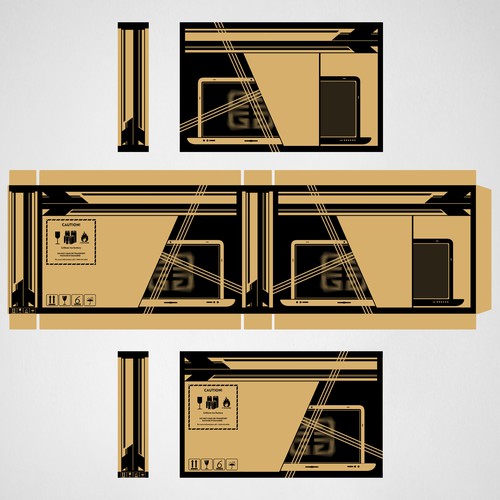 ARTWORK DESIGN LAPTOP BOX.