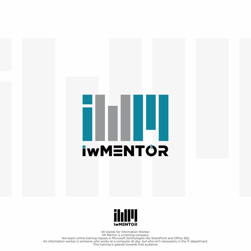 logo design for iwMentor , laura rogers