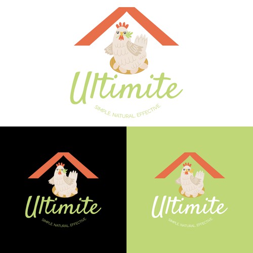 Fun, playful logo concept for a red mite company