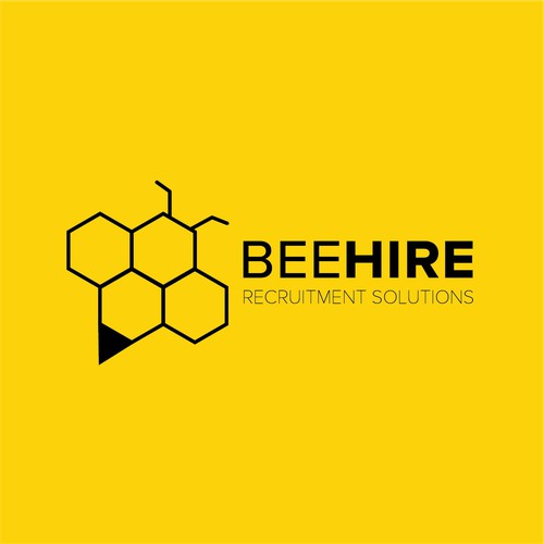 Logo Concept for BeeHire recruitment agency