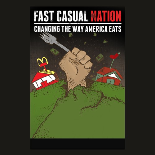 Fast Casual Nation Poster no flag