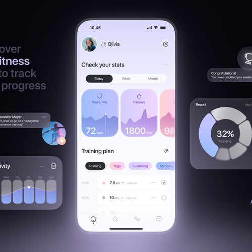 Fitness App Design