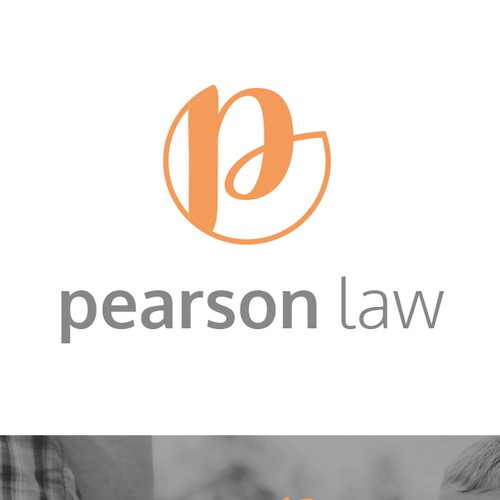 Create a simple, nontraditional logo and website for a small law firm.